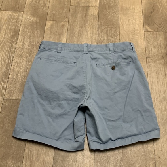 Mens J. Crew Light Blue Flat Front Casual Chino Shorts - Picture 3 of 5